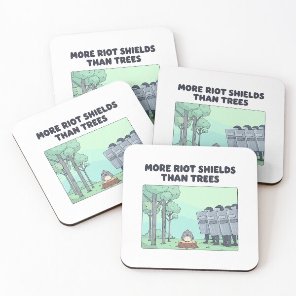Item preview, More Riot Shields Than Trees designed and sold by HypeAtlas.