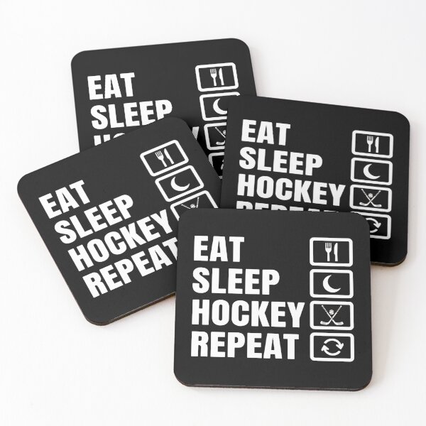 Item preview, Eat Sleep Hockey Repeat – Women’s Ice Hockey Vintage Funny Saying designed and sold by HumansStuck12.
