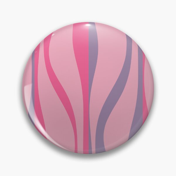 Item preview, Mid Century Modern Retro Lounge Striped Ogee Pattern in Purple and Pink Tones designed and sold by kierkegaard.