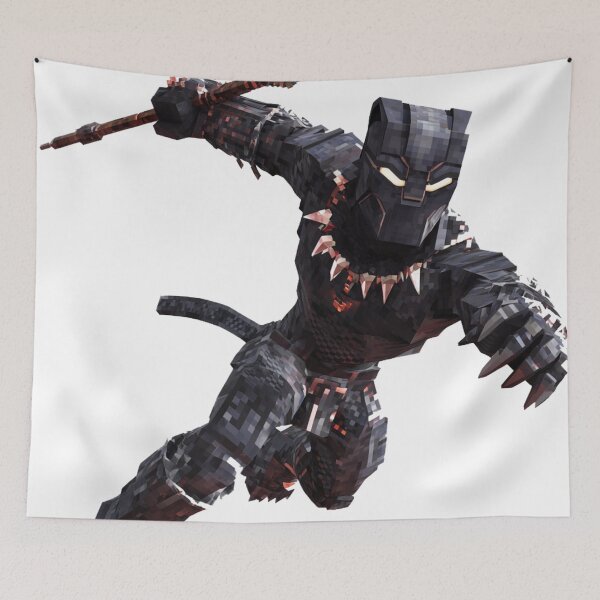 Item preview, Minecraft Black Panther designed and sold by dazzeink.