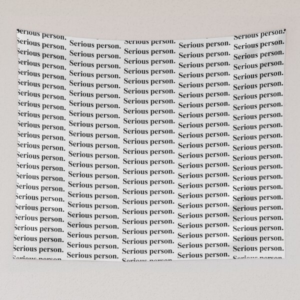 Item preview, SERIOUS PERSON designed and sold by oddwonders.