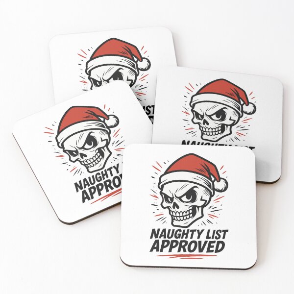 Item preview, Naughty List Approved Skull Santa designed and sold by SnappyPNG.