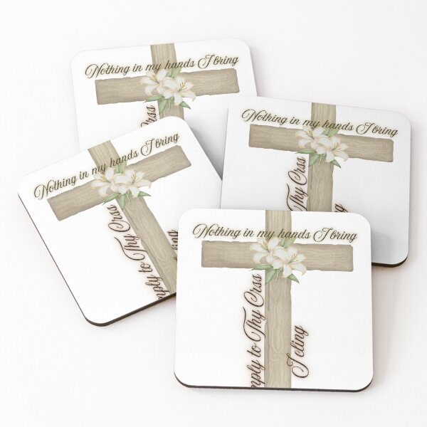 Item preview, Nothing in my hands I bring; simply to the cross I cling designed and sold by stella literarium.