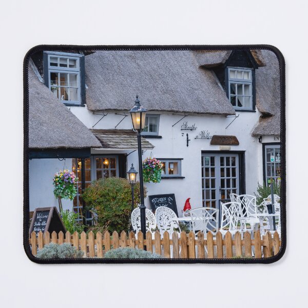 Item preview, Traditional cottage cafe with thatched roof designed and sold by yackers1.