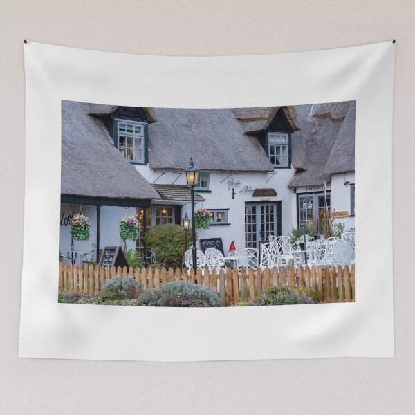 Item preview, Traditional cottage cafe with thatched roof designed and sold by yackers1.