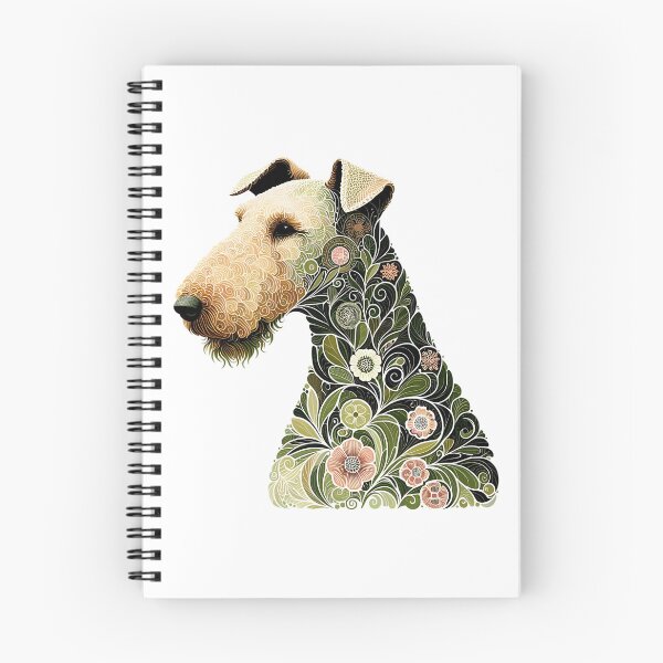 Item preview, Airedale Dog Botanical Style Illustration2 designed and sold by BirdsnStuff.