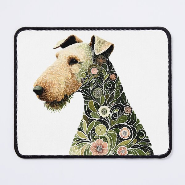 Item preview, Airedale Dog Botanical Style Illustration2 designed and sold by BirdsnStuff.