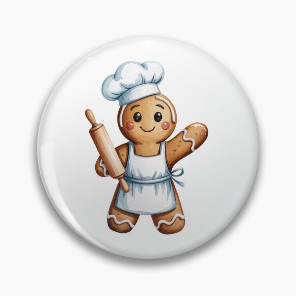 Item preview, Cheerful Gingerbread Baker designed and sold by jkrphoto.