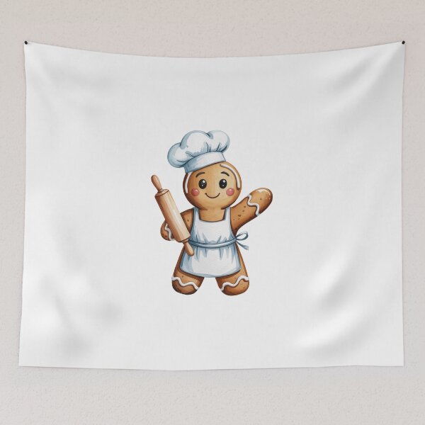 Item preview, Cheerful Gingerbread Baker designed and sold by jkrphoto.