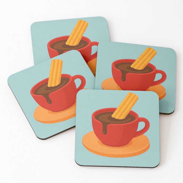 Item preview, Cup of hot chocolate with churro designed and sold by Aloloco.