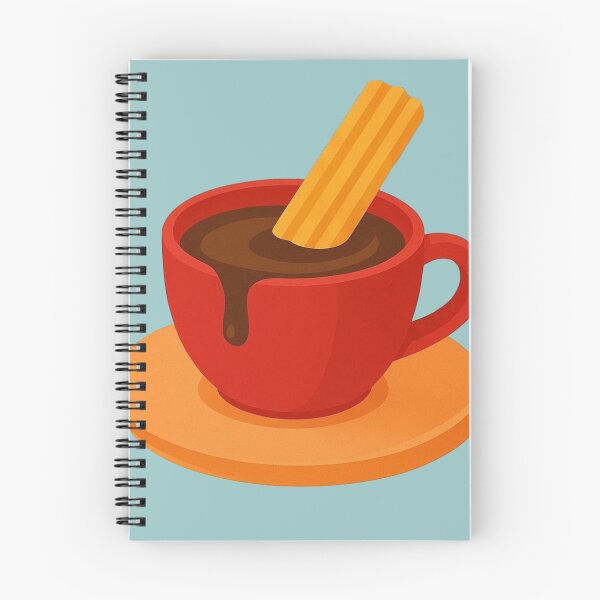 Item preview, Cup of hot chocolate with churro designed and sold by Aloloco.