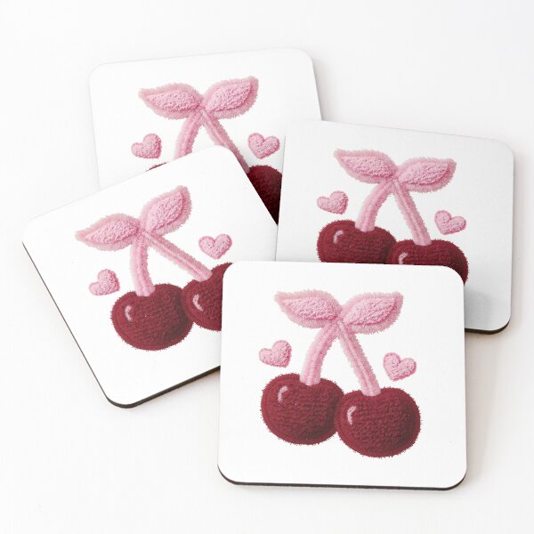 Item preview, Cute Fuzzy Cherry Valentine's Day PNG - Retro Trendy Fun VDay Shirt Design designed and sold by minlik.