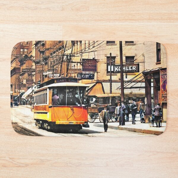 Item preview, Cincinnati OH - 4th and Main Streets with Trolley designed and sold by Susan Savad.