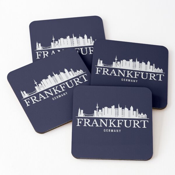Item preview, Frankfurt skyline, Frankfurt Germany designed and sold by Dressyourflag.