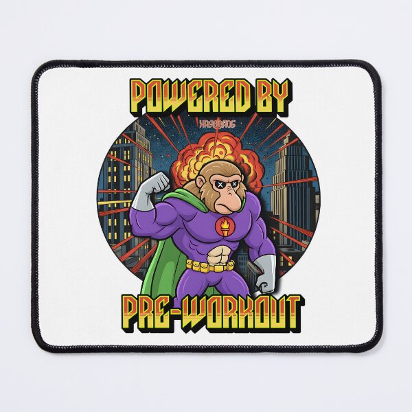 Item preview, Powered by Pre-Workout | The Beak Bros Superhero Energy Edition designed and sold by BeakBros.