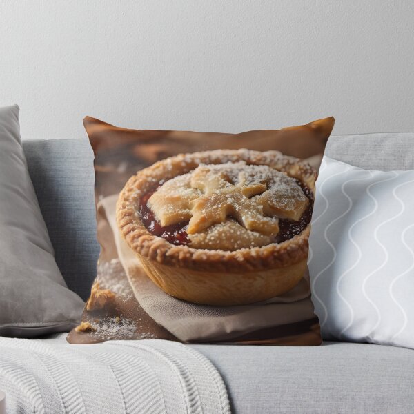 Item preview, Warm Holiday Mince Pie Still Life – Rustic Christmas Kitchen Art designed and sold by Benja & Co..