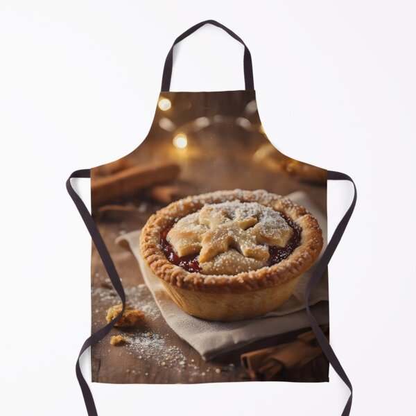 Item preview, Warm Holiday Mince Pie Still Life – Rustic Christmas Kitchen Art designed and sold by Benja & Co..