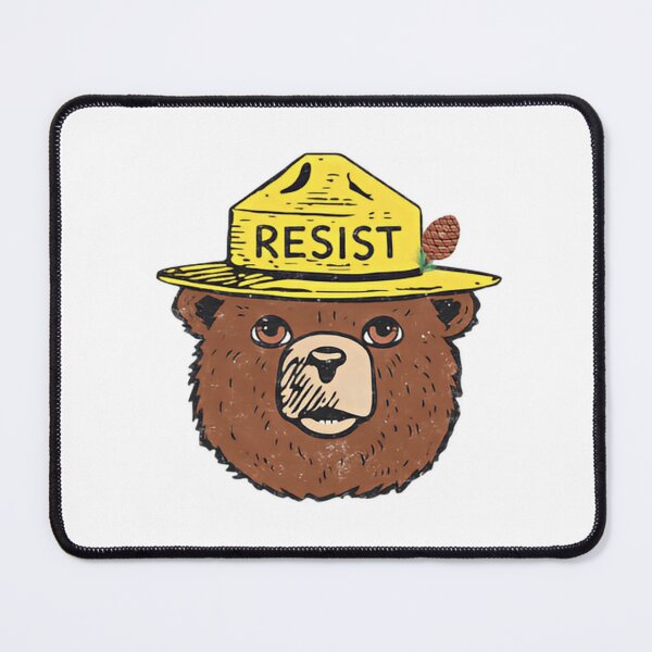 Item preview, Bear Resist Protect Our National Parks Eco Defense Bear Brigade Against Fascism Anti Trump Fascist FDT designed and sold by HumansStuck12.