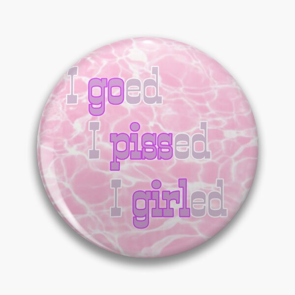 Item preview, Go Piss Girl Meme WordArt Girlie Cursed Stickers designed and sold by feardeargcrafts.
