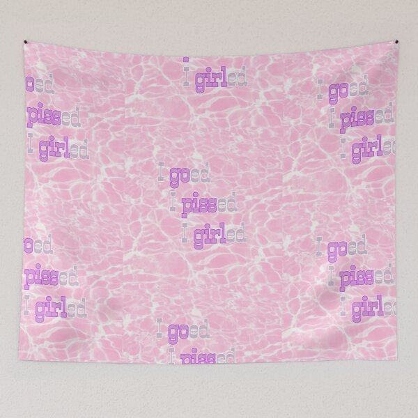 Item preview, Go Piss Girl Meme WordArt Girlie Cursed Stickers designed and sold by feardeargcrafts.