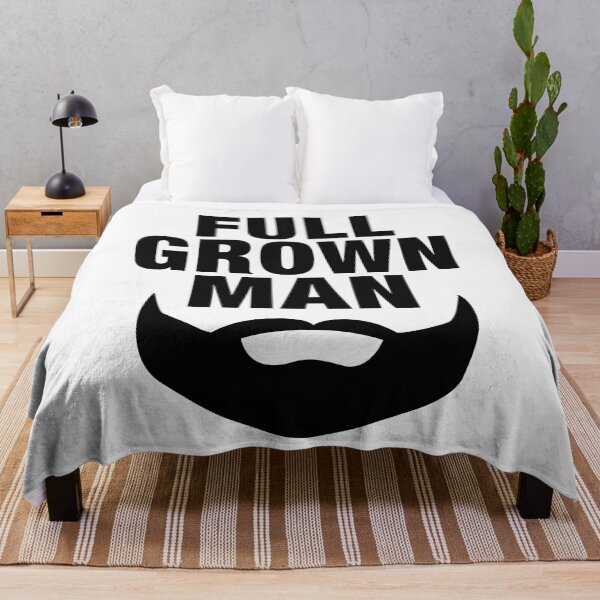 Item preview, Full Grown Man Beard Humor Funny designed and sold by rustyroofco.