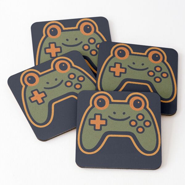 Item preview, Retro Frog Gamer Controller – Cute Vintage Gaming Design designed and sold by johnExpress02.
