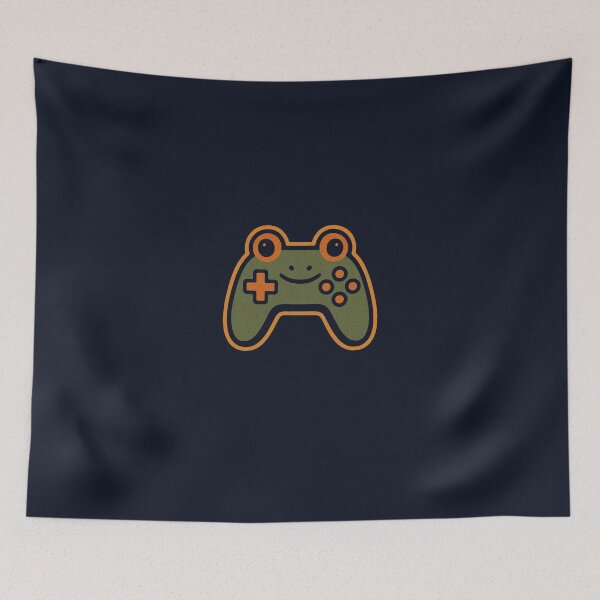 Item preview, Retro Frog Gamer Controller – Cute Vintage Gaming Design designed and sold by johnExpress02.