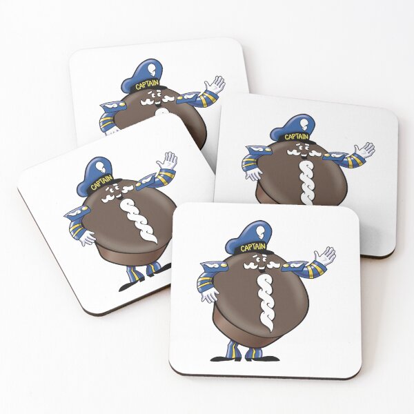 Item preview, Captain Chocolate Cupcake - vintage character designed and sold by PIXEL POP DESIGNS - Beyond the Norm!.