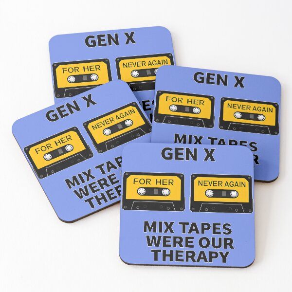 Item preview, Gen X - Mix Tapes Were Our Therapy designed and sold by Dan Farsaci.