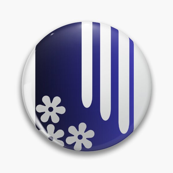 Item preview, Navy blue and white print designed and sold by Flair-Fashion.
