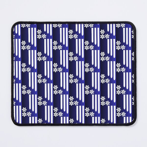 Item preview, Navy blue and white print designed and sold by Flair-Fashion.