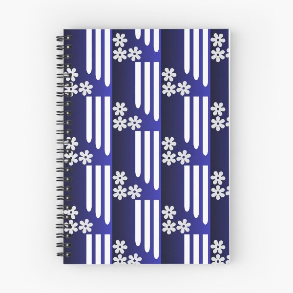 Item preview, Navy blue and white print designed and sold by Flair-Fashion.