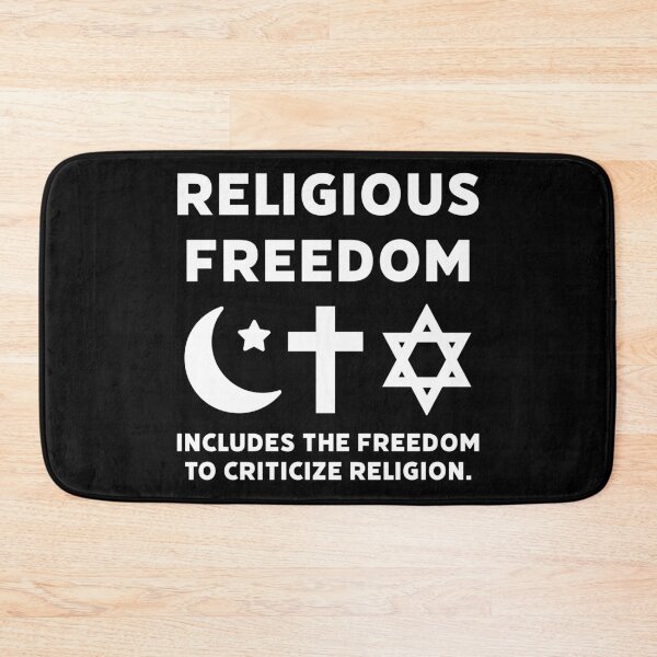 Item preview, Religious freedom includes the freedom to criticize religion.  designed and sold by Rachel the Artist .