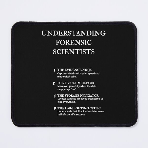Item preview, Forensic Technician Humor – Understanding Their Chaos – Black designed and sold by PsyFlow35.