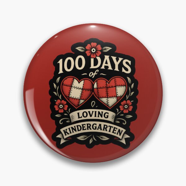 Item preview, 100 Days of Loving Kindergarten designed and sold by DemureArtsy.