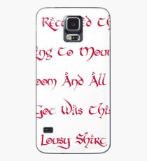 Mount Doom Lousy Shirt Case/Skin for Samsung Galaxy