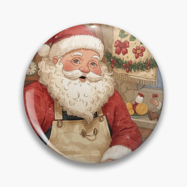 Item preview, Santa & Elves Baking – Cozy Cottagecore Christmas Kitchen designed and sold by Deezyned.