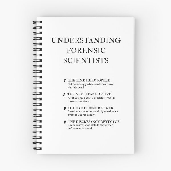 Item preview, Understanding Forensic Experts – Funny Scientific Insight designed and sold by PsyFlow35.