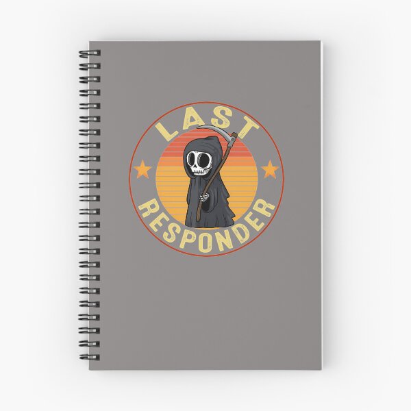 Item preview, LAST-RESPONDER-DARK-HUMOR-T-SHIRT designed and sold by AmarNukic.