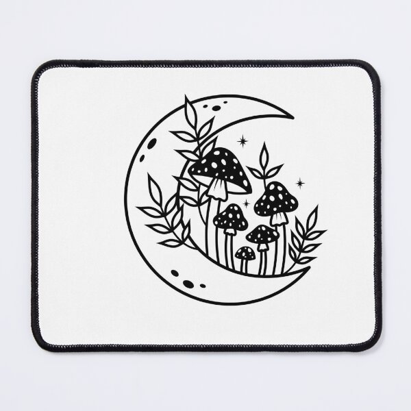 Item preview, Moonlit Mushroom Starscape designed and sold by AchraffPrint.