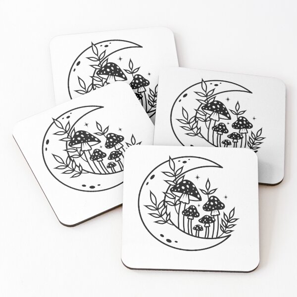 Item preview, Moonlit Mushroom Starscape designed and sold by AchraffPrint.