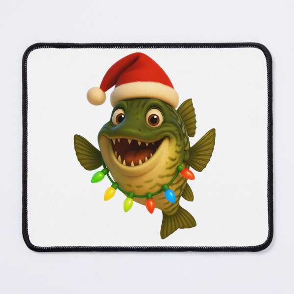 Item preview, Christmas Muskellunge Fish designed and sold by Sillytoe.
