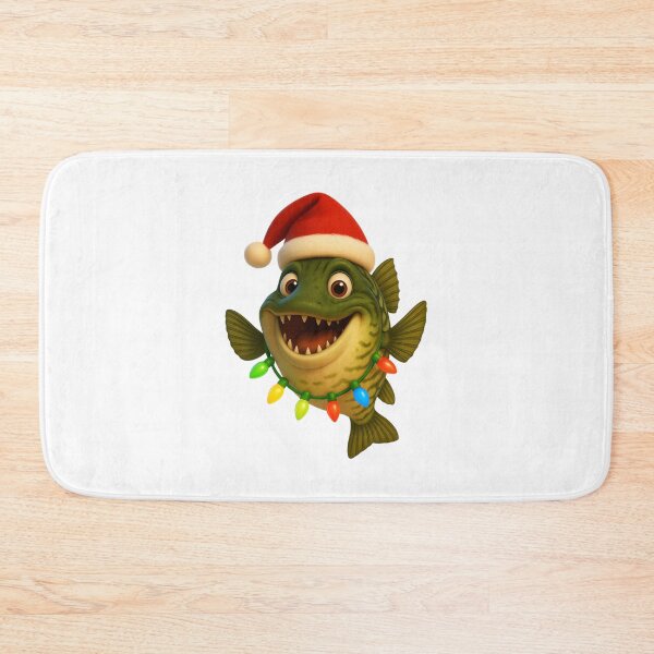 Item preview, Christmas Muskellunge Fish designed and sold by Sillytoe.