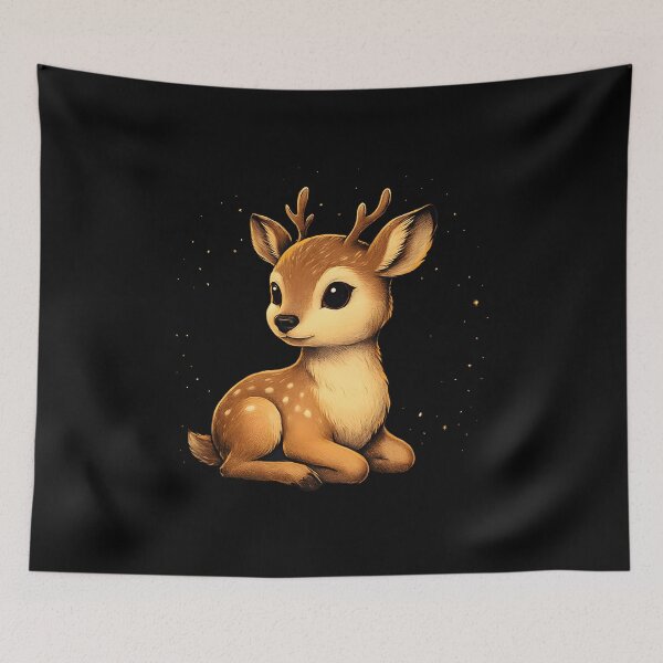 Item preview, Firefly Deer Night designed and sold by SignumShop.