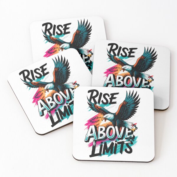 Item preview, Rise Above Limits – Motivational Eagle Artwork designed and sold by OSAMA MO.
