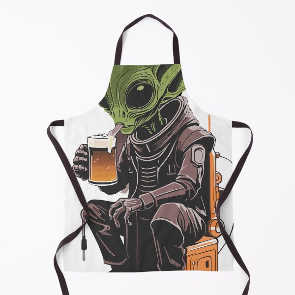 Item preview, Extraterrestre verde bebendo cerveja designed and sold by TorresCosta.
