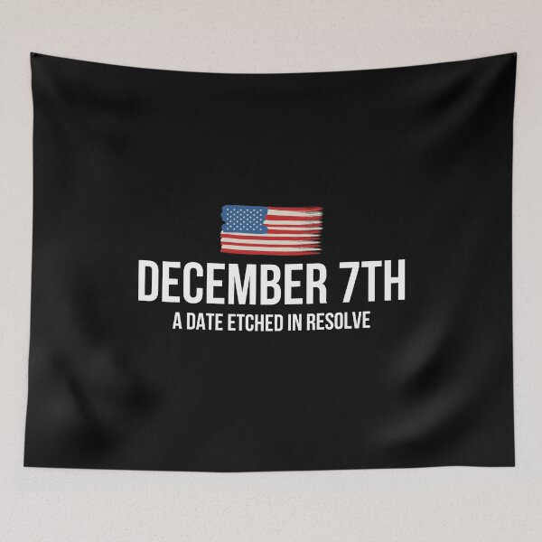 Item preview, A Date Etched in Resolve Pearl Harbor Remembrance Day designed and sold by PerfectMatch.