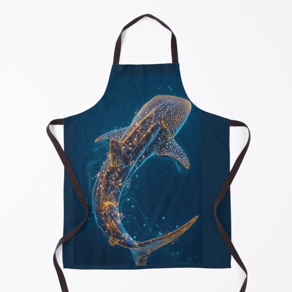 Item preview, Neon Currents: The Luminous Whale Shark designed and sold by ArgentoArt.
