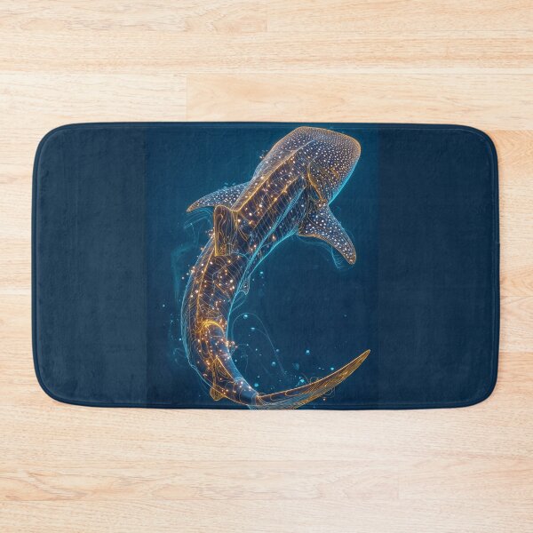 Item preview, Neon Currents: The Luminous Whale Shark designed and sold by ArgentoArt.