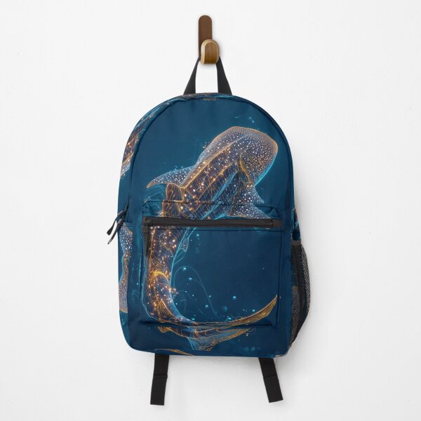 Item preview, Neon Currents: The Luminous Whale Shark designed and sold by ArgentoArt.